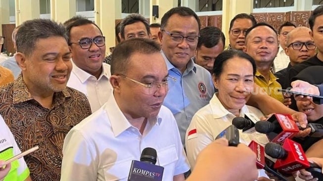 Dasco Singgung soal Indonesia Gelap saat Temui Buruh: Indonesia Itu Masa Depannya Terang