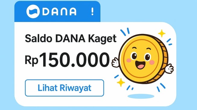 Saldo Dana Kaget Gratis Hari Ini Rp 150.000 Langsung Masuk ke Nomormu, Klaim Sekarang