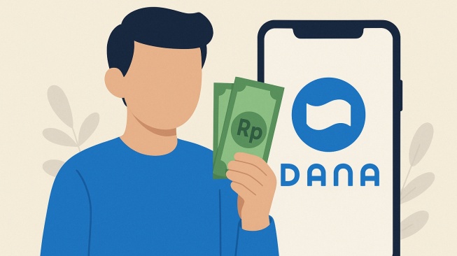 Iustrasi Saldo DANA. [ChatGPT]