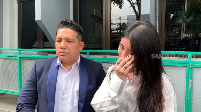 Zoe Levana saat menghadiri sidang gugatan Rp100 juta dari manajemen artisnya di Pengadilan Negeri Jakarta Selatan, Rabu, 30 April 2025 [Suara.com/Adiyoga Priyambodo]