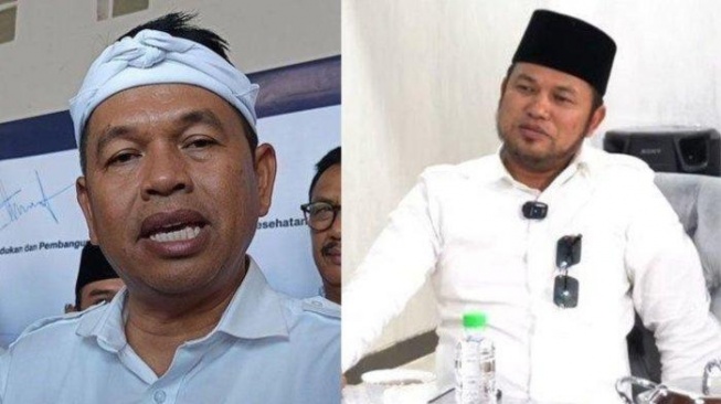 Kolase foto Dedi Mulyadi dan Rudy Mas'ud. [Ist]