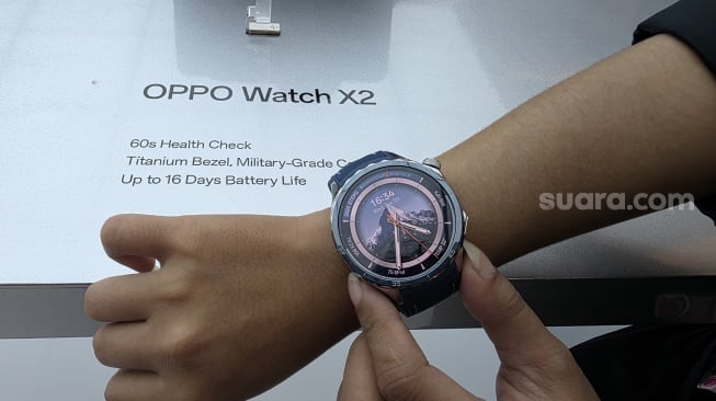 Oppo Watch X2 Dirilis ke Indonesia: Smartwatch Mewah Rp 6 Juta, Baterai Tahan 16 Hari
