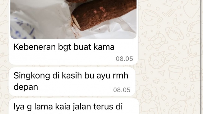 Zaskia Adya Mecca menangis hanya perkara singkong (Instagram)