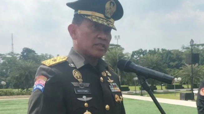 Kepala Pusat Penerangan Mabes TNI Brigjen TNI Kristomei Sianturi di Mabes TNI [ANTARA]