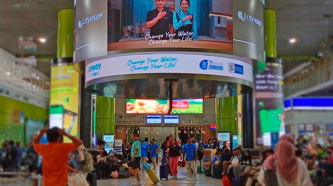 Air Minum Refill di Stasiun dari Coway Indonesia (Dok. Coway Indonesia)