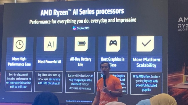 AMD Kenalkan Ryzen AI 300 dan Ryzen AI Max Series di Palembang