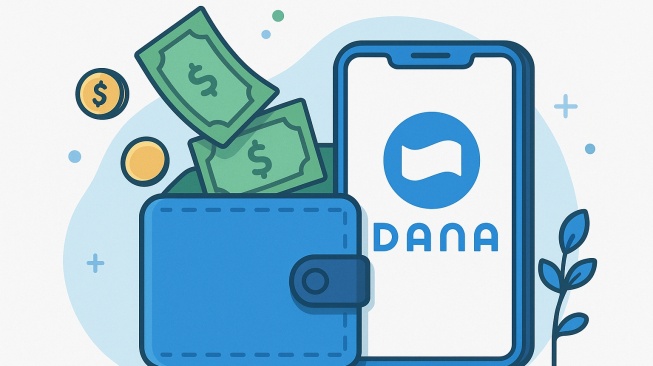Ilustrasi Saldo DANA Kaget Gratis Hari Ini. [ChatGPT]
