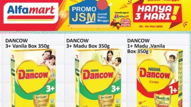 Belanja Hemat Awal Bulan, Diskon Gede Susu Anak & Mie Instan di Alfamart