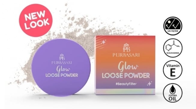 Purbasari Glow Loose Powder (Shopee)