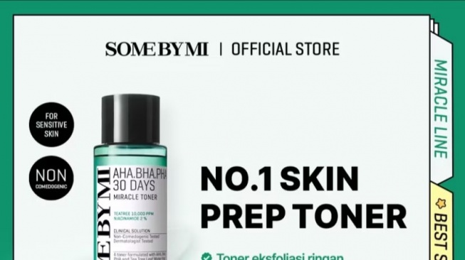 SOME BY MI Aha Bha Pha 30 Days Miracle Toner (Shopee/Some By Mi Official Shop)