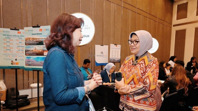 BNI Catat Kenaikan Transaksi Nasabah Premium di Private Event BNI - Emirates Travel Fair 2025