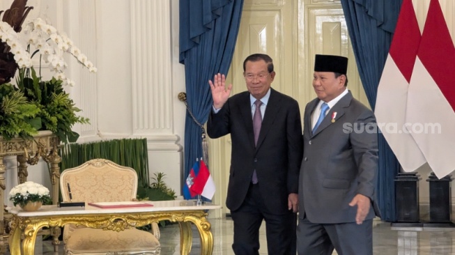 Prabowo Sambut Hangat Hun Sen, Pertemuan Tingkat Tinggi Pererat Hubungan Indonesia-Kamboja