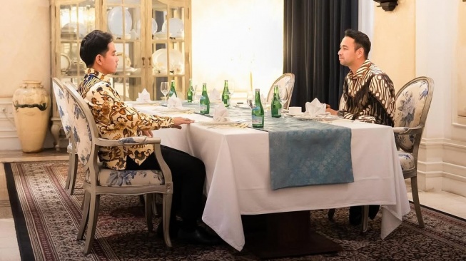 Raffi Ahmad bagikan  foto saat bersama dengan Gibran Rakabuming Raka (Instagram)