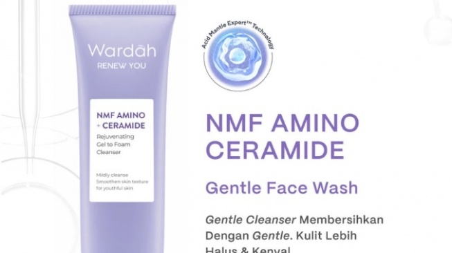 Wardah Renew You NMF Amino + Ceramide Cleanser (Shopee)