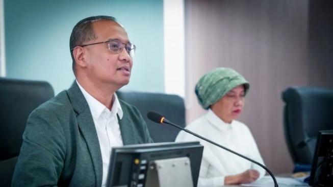 Deputi Bidang Pendanaan dan Investasi OIKN, Agung Wicaksono (kiri). [ANTARA]