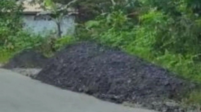 Batu Bara Menggunung di KM 29 Marangkayu, Dinas ESDM Kaltim: Kami Cek Dulu Ya