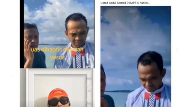 Hoaks kabar Ustaz Abdul Somad (UAS) dibaptis. [Ist]
