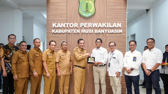 Kunjungan kerja SKK Migas ke Bupati Musi Banyuasin M Toha