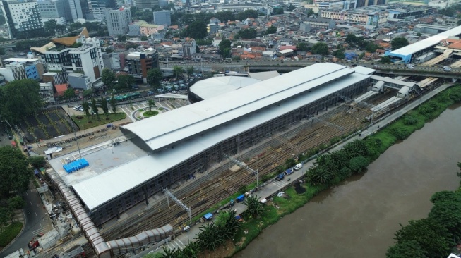 Pembangunan peningkatan Stasiun Tanah Abang mulai rampung/(Dok PTPP).
