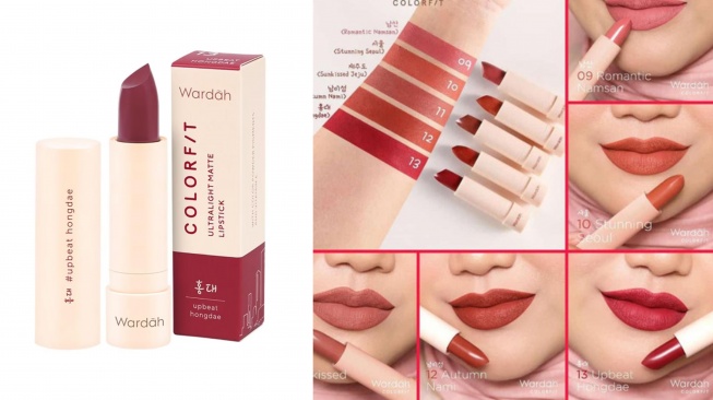 Kolase lipstik Wardah. [Dok Wardah]