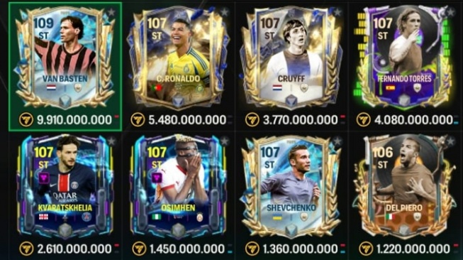5 Striker Terbaik FC Mobile dengan OVR 106-109 Mei 2025, Ada Kartu Anyar