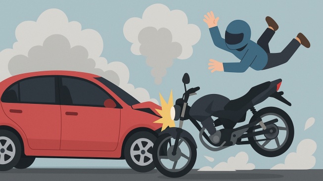 Kabur Usai Tabrak Pemotor, Sopir Mobil Barang di Aceh Jadi Tersangka