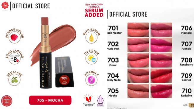 Kolase lipstik dari produk VIVA. [Dok VIVA]
