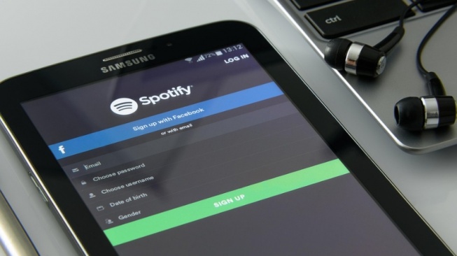 Ilustrasi langganan Spotify premium (Pixabay)