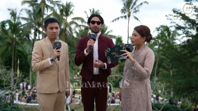 Deretan artis yang hadiri pernikahan Luna Maya dan Maxime Bouttier (YouTube/TS Media)