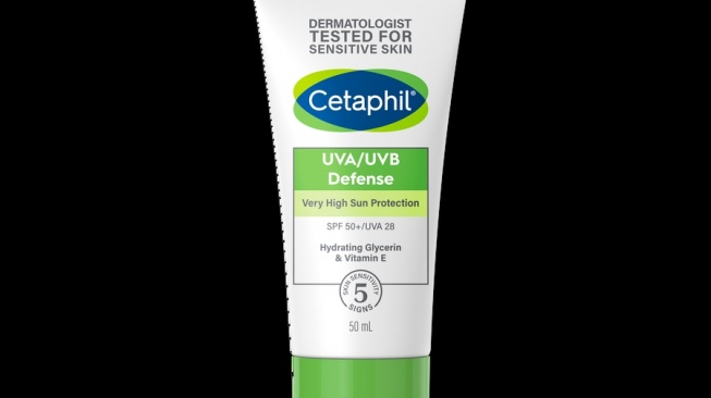 Cetaphil UVA/UVB Defense SPF 50+/UVA 28. [Cetaphil Indonesia]