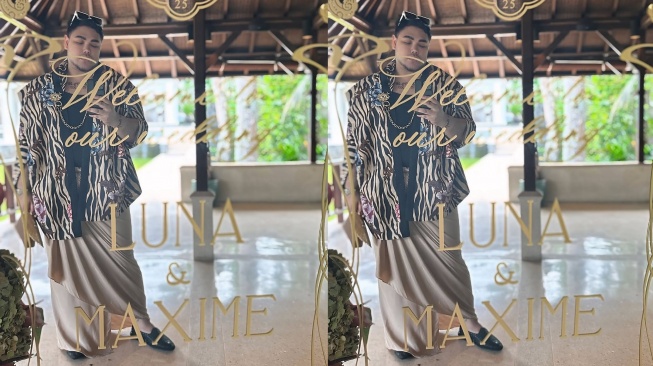 Ivan Gunawan di nikahan Luna Maya dan Maxime Bouttier. (Instagram/ivan_gunawan)