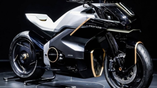Motor listrik konsep Honda yang desainnya mirip dengan alien (2banh.vn)