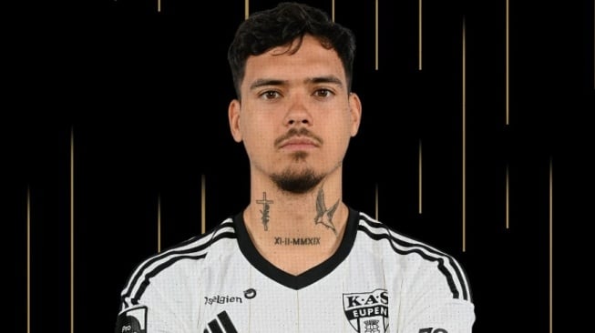 KAS Eupen resmi melepas pemain Timnas Indonesia Shayne Pattynama. Mereka sepakat untuk mengakhiri kontrak. (IG KAS Eupen)
