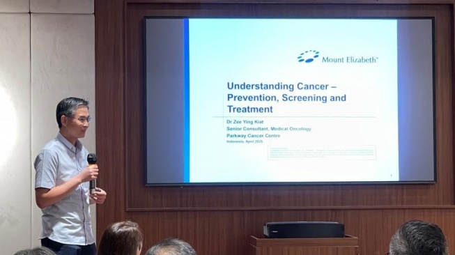Dr. Zee Ying Kiat, Konsultan Senior Onkologi Medis dari Parkway Cancer Centre, Singapura (Dok. Istimewa)