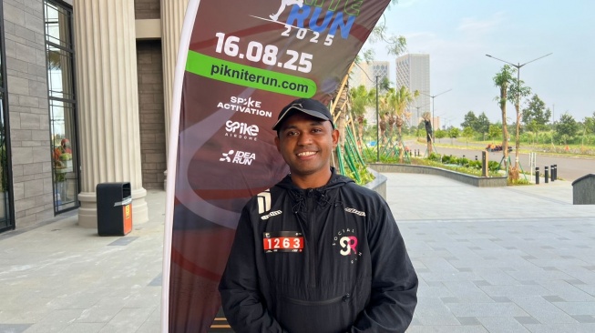 Suardin, Anggota Komunitas Social Run Indonesia (Dok. PIK Nite Run)
