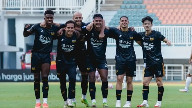 Hasil BRI Liga 1: Dewa United Hajar Persita, PSS Hantam PSIS Semarang [Instagram Dewa United]