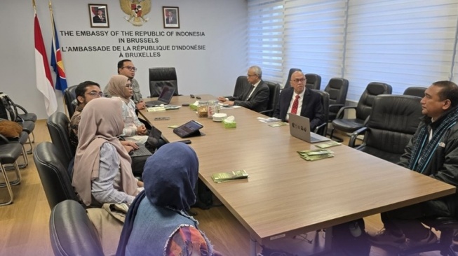Tim Global Environment Facility Small Grants Programme (GEF SGP) Indonesia melakukan kunjungan resmi ke Kedutaan Besar Republik Indonesia (KBRI) di Brussels, Belgia.[ist]