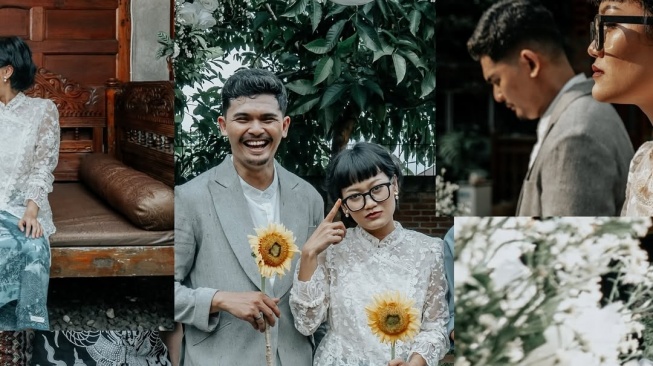 Aci Resti kenakan outfit tradisional saat menggelar akad nikah (Instagram)