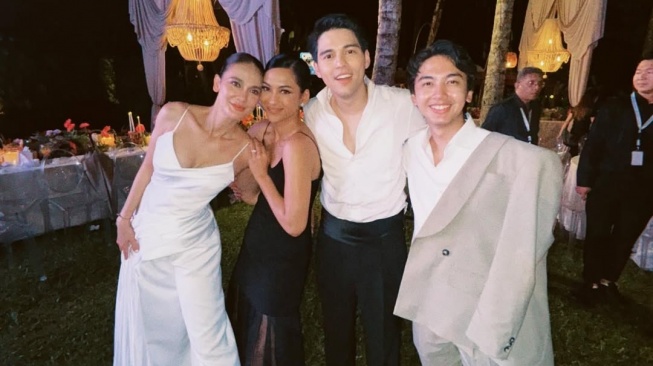 Taskya Namya ungkap rasa bahagianya setelah Luna Maya sah menikah dengan Maxime Bouttier (Instagram)