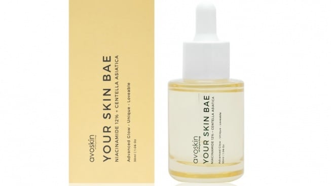 Rekomendasi Serum Niacinamide Lokal untuk Mencerahkan Wajah dan Meratakan Warna Kulit- Avoskin Your Skin Bae Niacinamide + Centella Asiatica (avoskinbeauty.com)