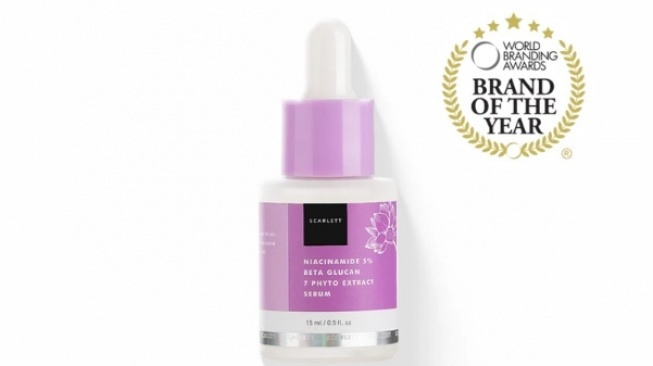 Rekomendasi Serum Niacinamide Lokal untuk Mencerahkan Wajah dan Meratakan Warna Kulit- Scarlett Whitening Niacinamide 5% Beta Glucan 7 Phyto Extract Serum (Shopee Scarlett Whitening Official Shop)