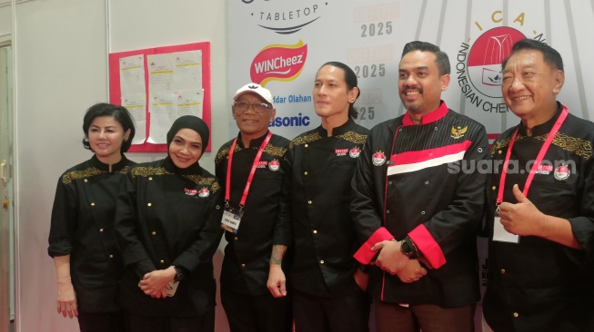 Rieta Amilia, Desiree Tarigan hingga Chef Juna dalam acara Chef Expo 2025 di Jiexpo Kemayoran, Jakarta Pusat pada Sabtu, 10 Mei 2025 [Suara.com/Rena Pangesti]