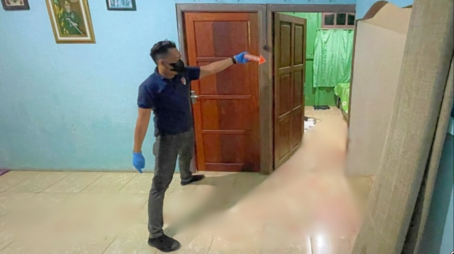 TKP pembunuhan DR (37), ASN yang menjadi korban pembunuhan di Kubu Raya (Istimewa)