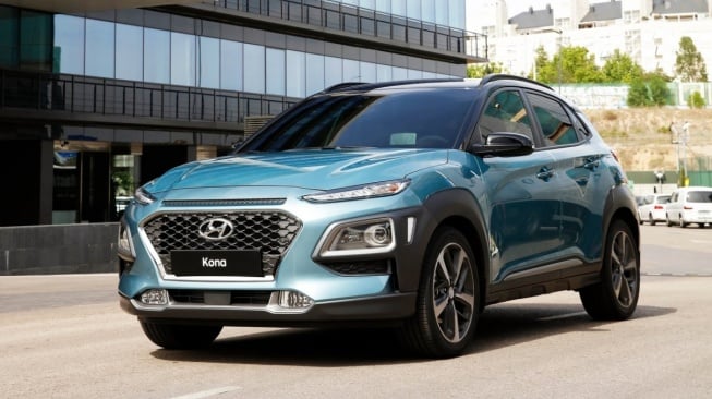 Hyundai Kona berbahan bakar bensin, keluaran 2019. (Drive Place)