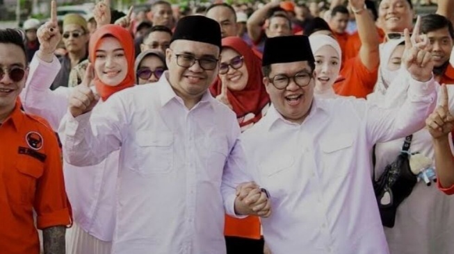 Bupati Kukar Terpilih Aulia Rahman Basri dan Wakil Bupati Kukar Terpilih Rendi Solihin. [Ist]