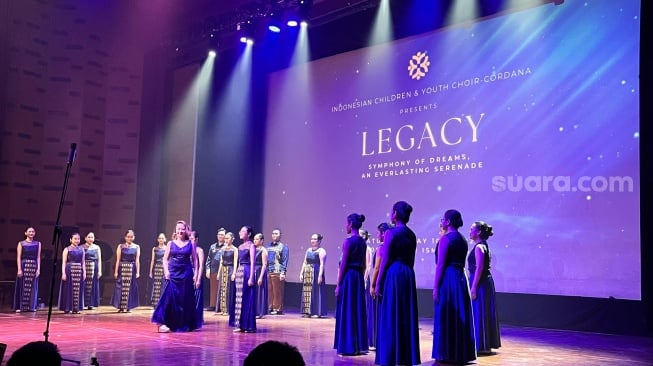 Konser Legacy: Symphony of Dreams, an Everlasting Serenade di Usmar Ismail Hall, Jakarta Selatan pada Sabtu, 10 Mei 2025 [Suara.com/Rena Pangesti]