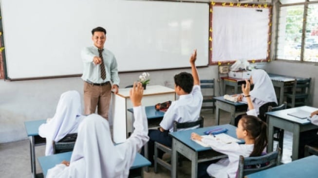Ilustrasi sekolah rakyat program Prabowo Subianto