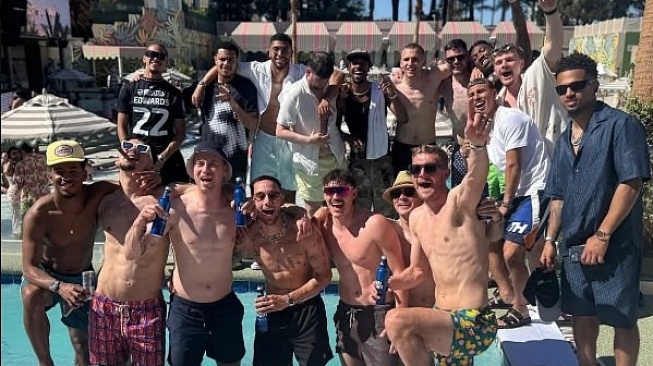 Pesta Liar Leeds United di Las Vegas: Calon Pemain Timnas Indonesia Ikutan? [Tangkap layar Instagram]