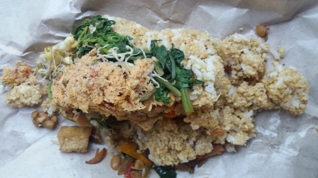 Kuliner di Jogja yang menarik lainnya adalah Nasi Tiwul. (Twitter)