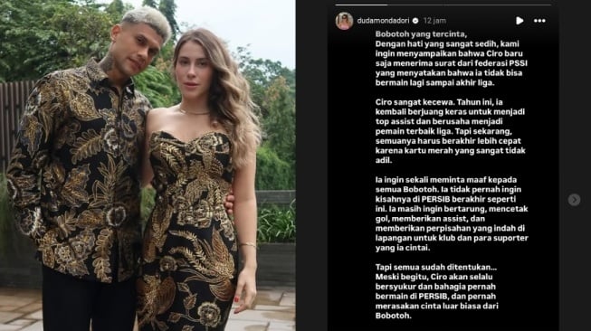 Selamat Tinggal Ciro Alves, Istri Bagikan Kabar Sangat Buruk Buat Bobotoh